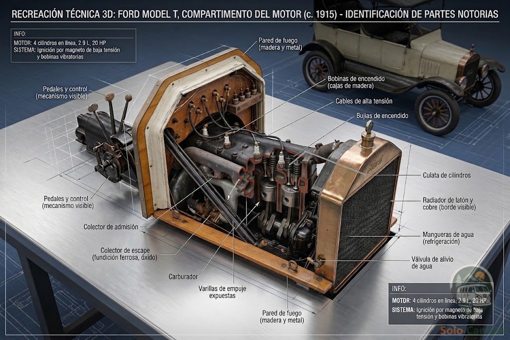 Reconstrución motor Ford de 1914 