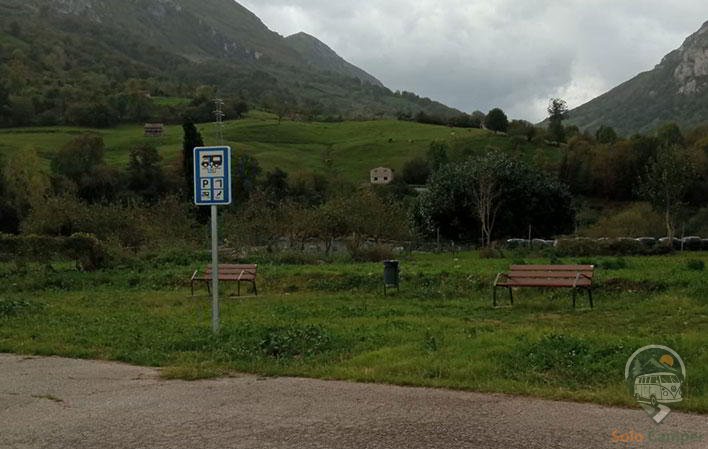 Área de autocaravanas de Proaza Área de autocaravanas de Proaza - SoloCamper