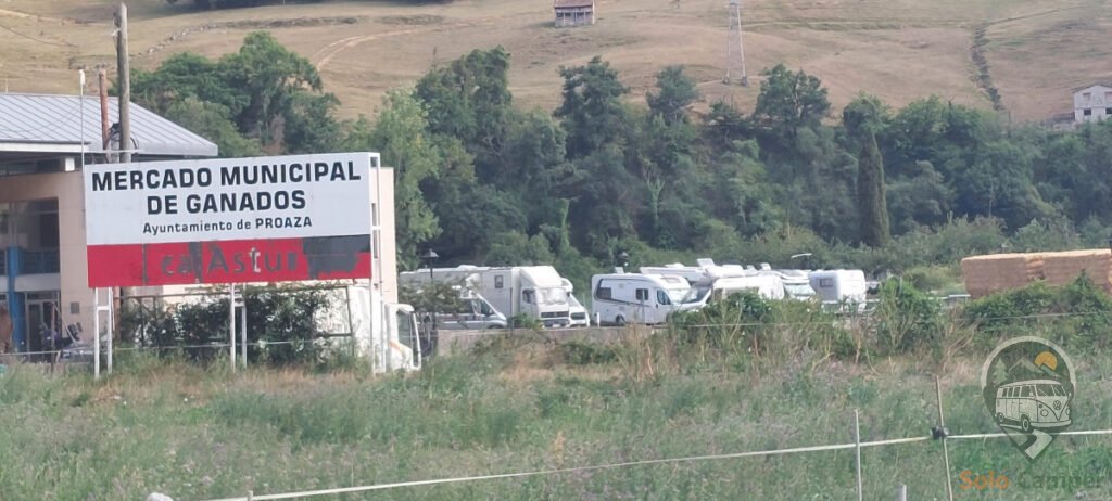 Área de autocaravanas de Proaza Área de autocaravanas de Proaza - SoloCamper